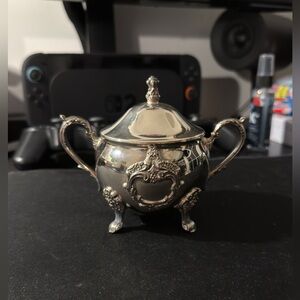 Towle Silver Plated Sugar Bowl Dish W/ Lid - Nice!!!